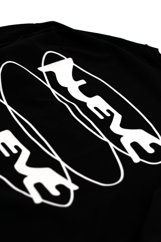 T-shirt Long Sleeve ECHO - Noir pur