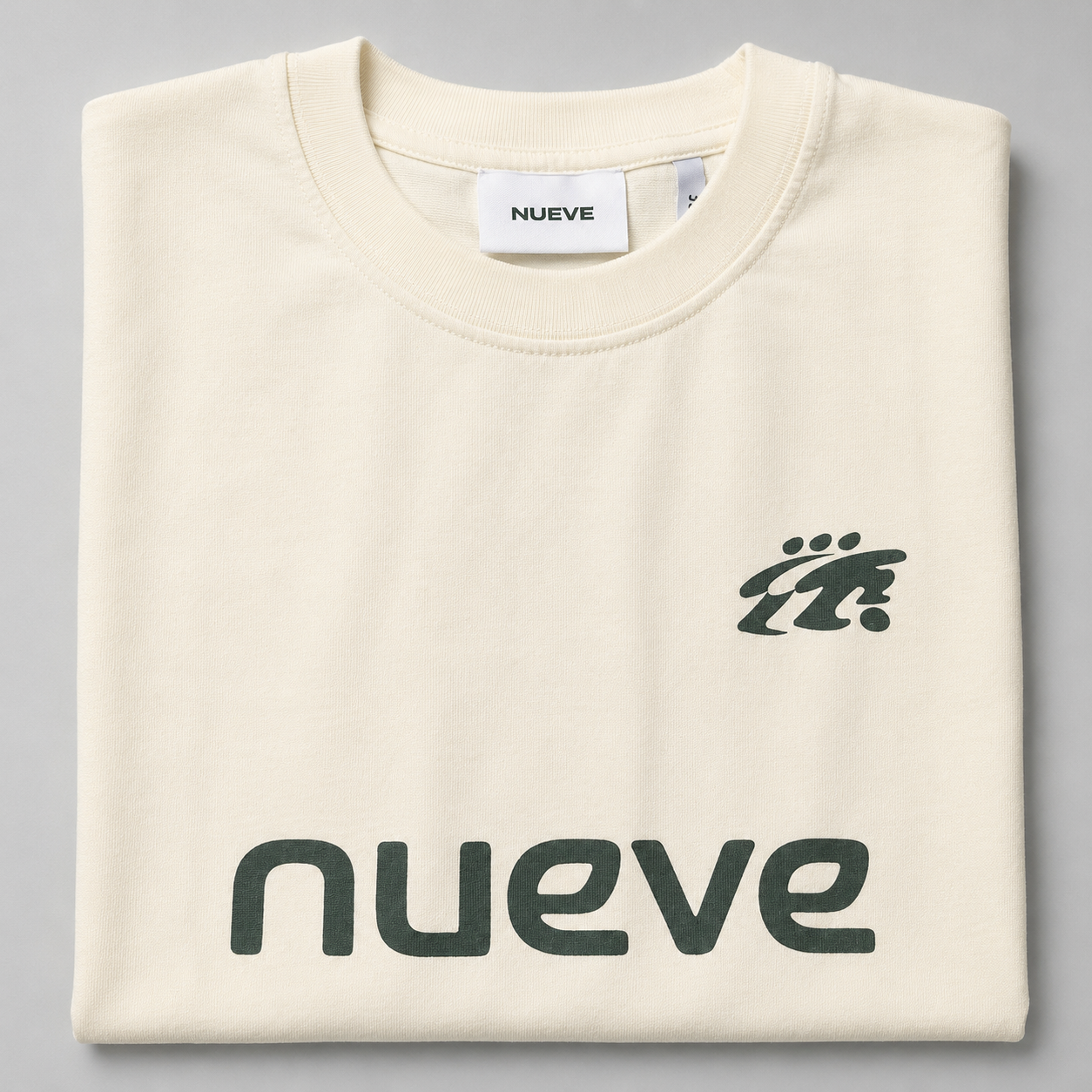 T-shirt Boxy Studio 9 - Crème