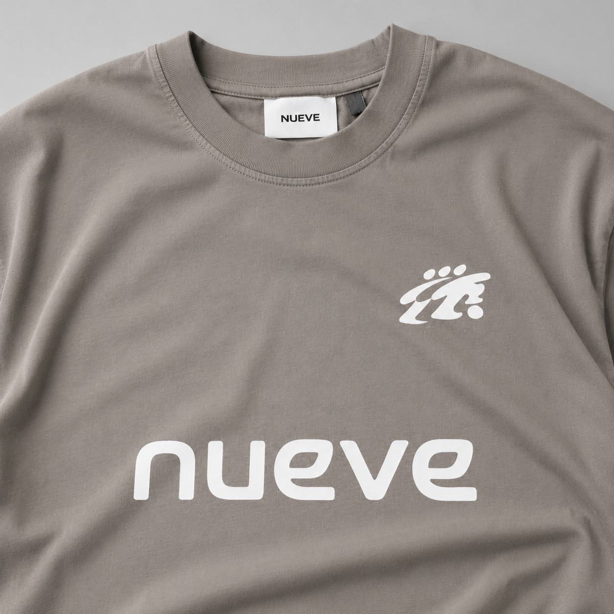 T-shirt Oversized Studio 9 - Gris pigmenté