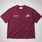 T-shirt Boxy Studio 9 - Bordeaux