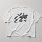 T-shirt Boxy Studio 9 - Gris clair