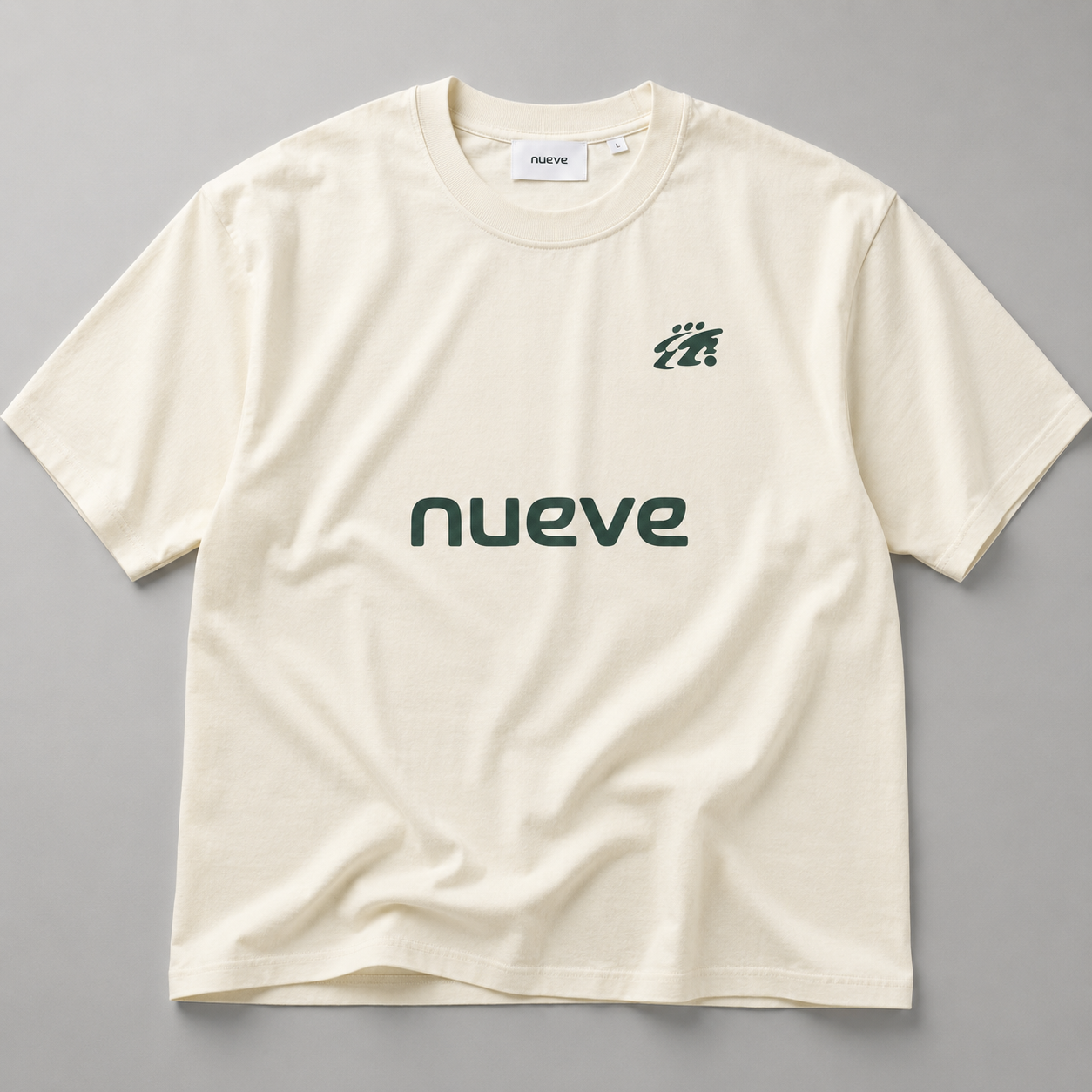 T-shirt Boxy Studio 9 - Crème
