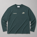 T-shirt Boxy Manche longue Studio 9 - Vert
