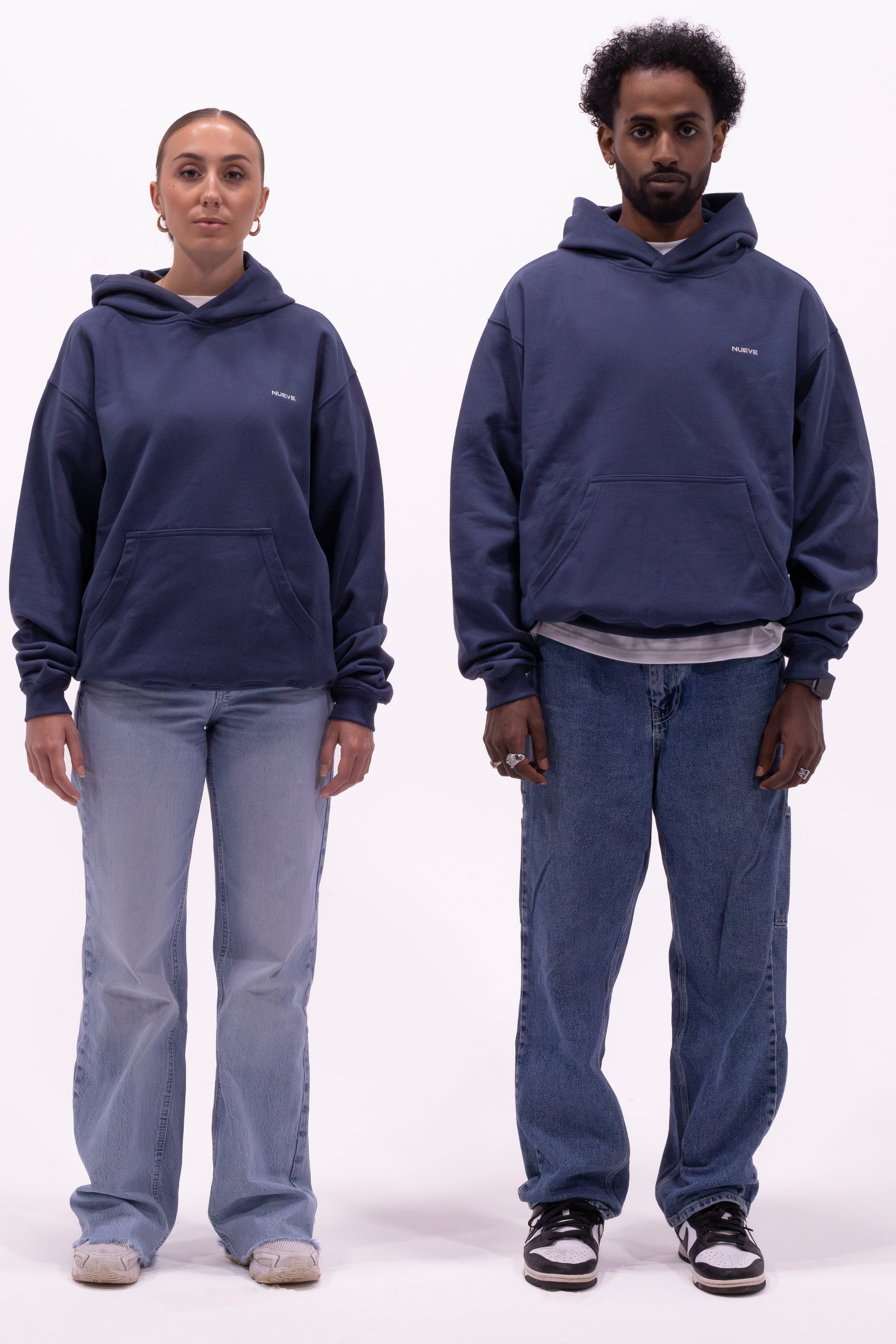 Hoodie oversized bleu NUEVE STUDIO