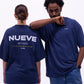 W/24 T-shirt imprimé oversized bleu NUEVE STUDIO