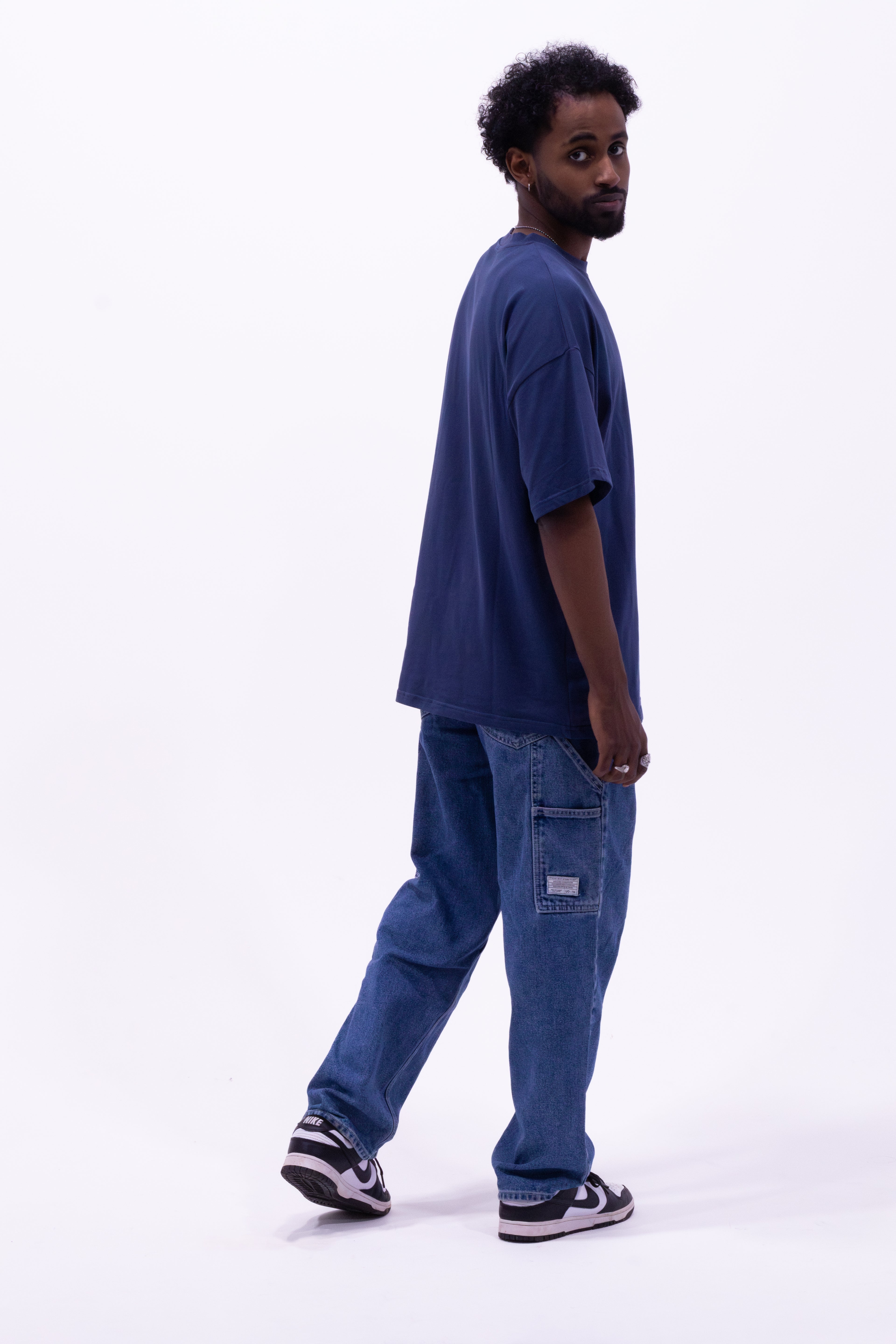 T-shirt oversized bleu NUEVE STUDIO