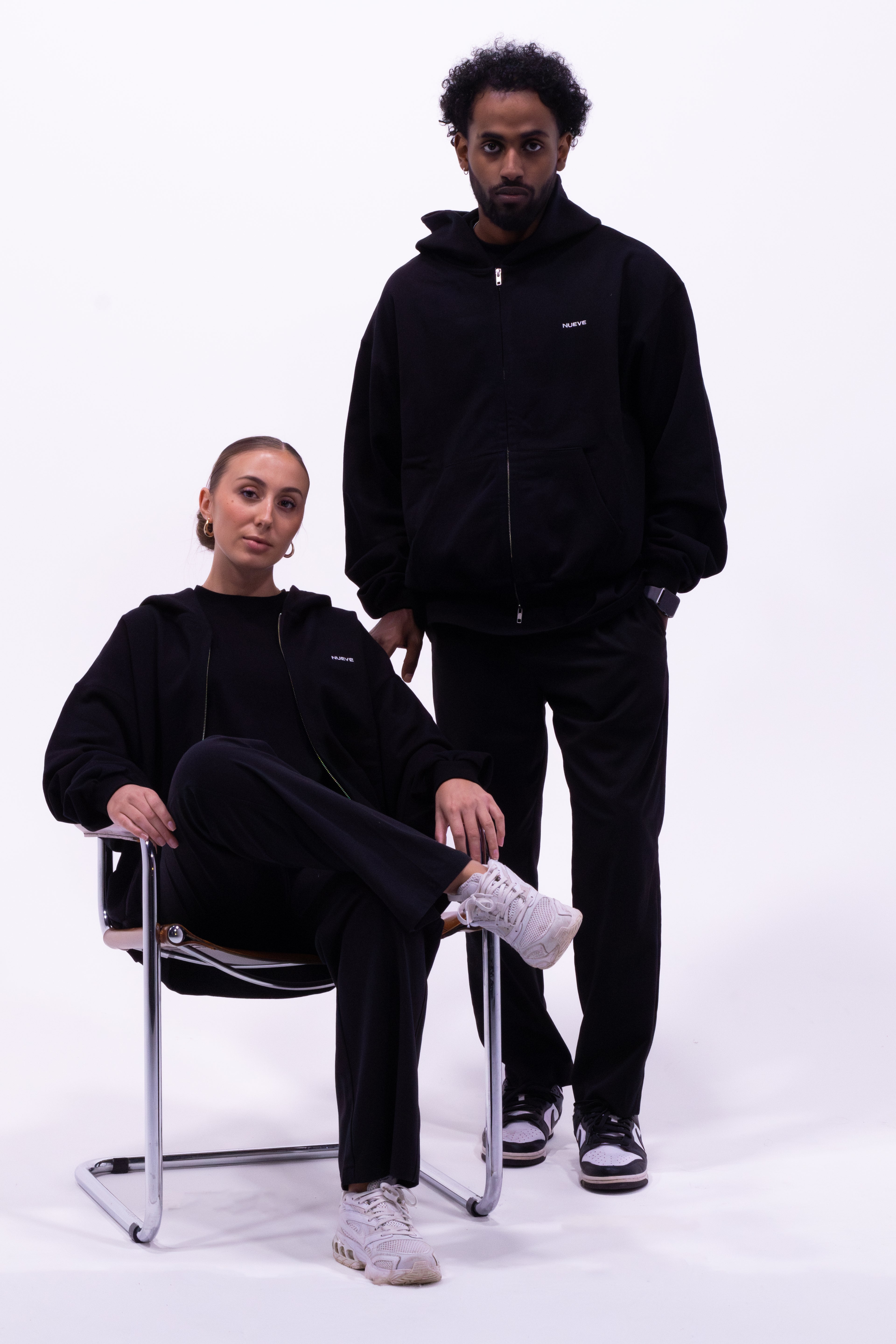 Jacket oversized noir NUEVE STUDIO