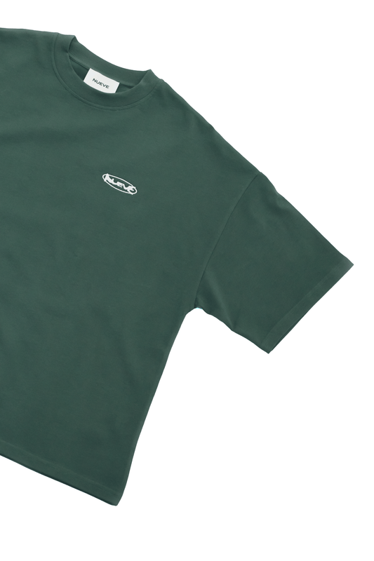 T-shirt Essential Boxy - Vert sauvage