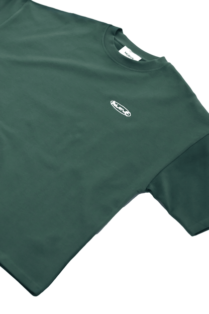 T-shirt Essential Boxy - Vert sauvage