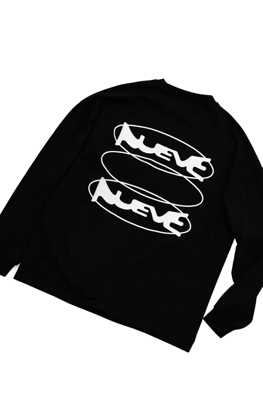 Ensemble - T-shirt Long Sleeve ECHO & Sweatpant Noir pur