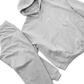 Ensemble Essential - Hoodie & Sweatpant Gris Chiné Clair