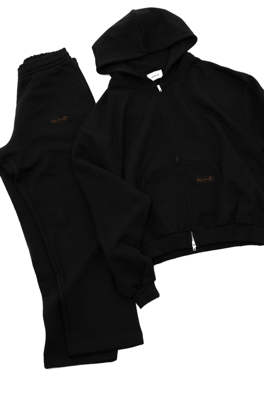 Ensemble Essential - Jaquette & Sweatpant Noir pur