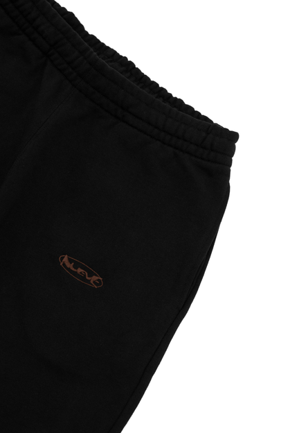 Sweatpant Essential - Noir pur / Brun