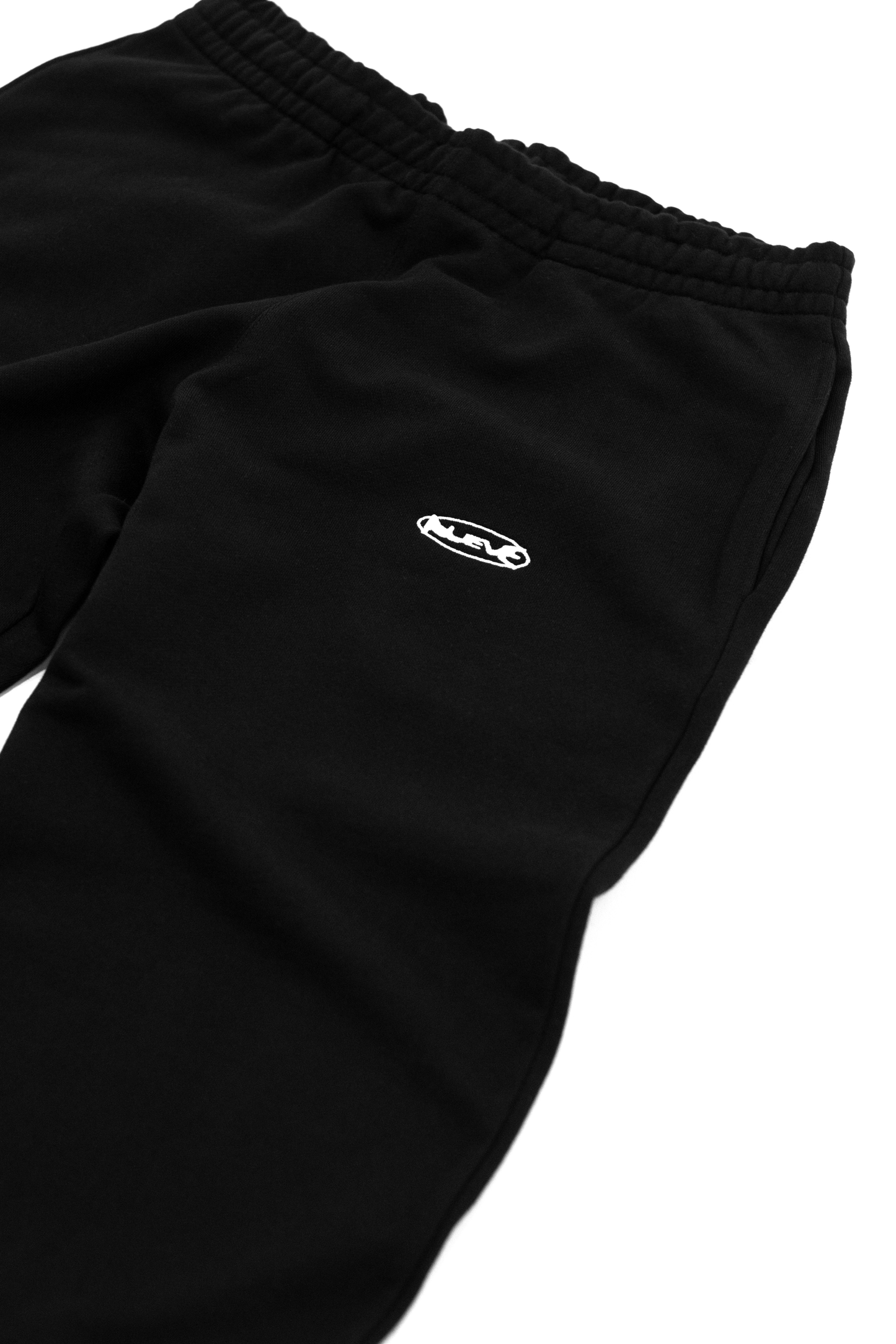 Sweatpant Essential - Noir pur / Blanc