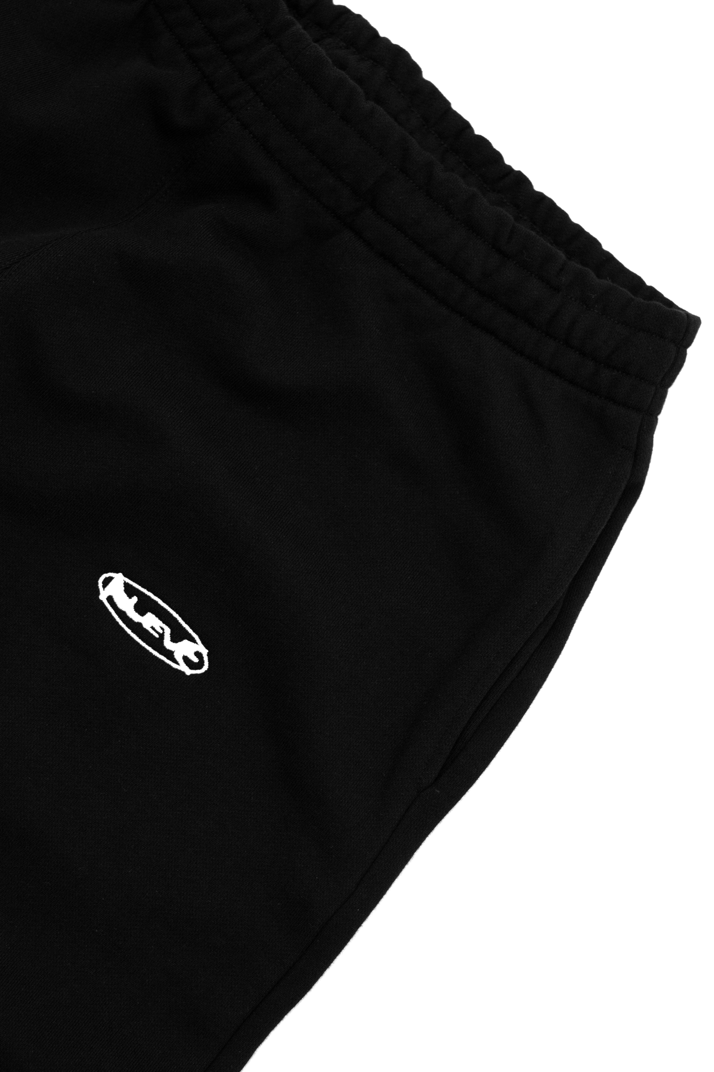 Sweatpant Essential - Noir pur / Blanc
