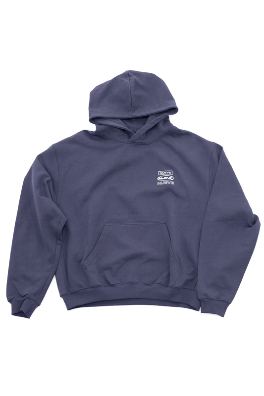 Hoodie Repetition - Bleu marine