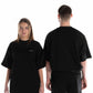 T-shirt oversized noir NUEVE